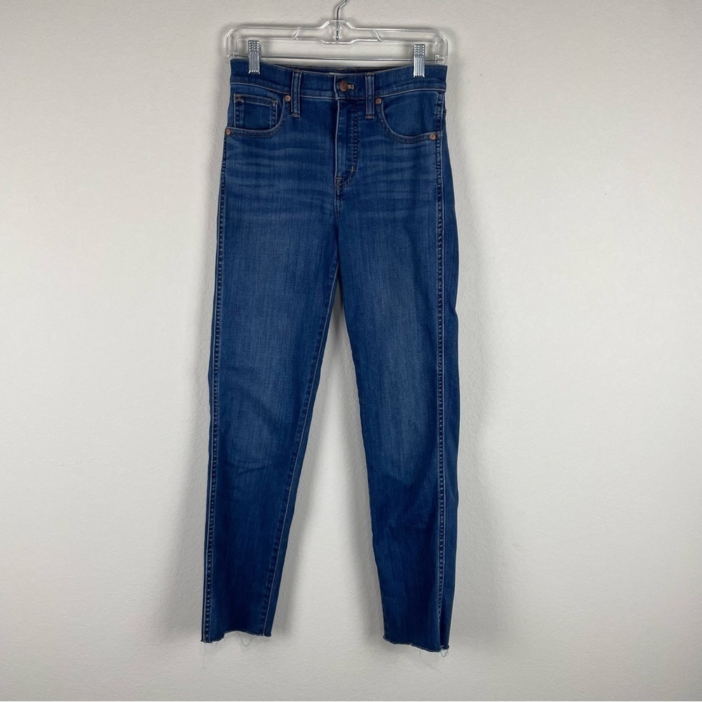 Madewell Leman Medium Wash Stovepipe Jeans Size 25 TALL